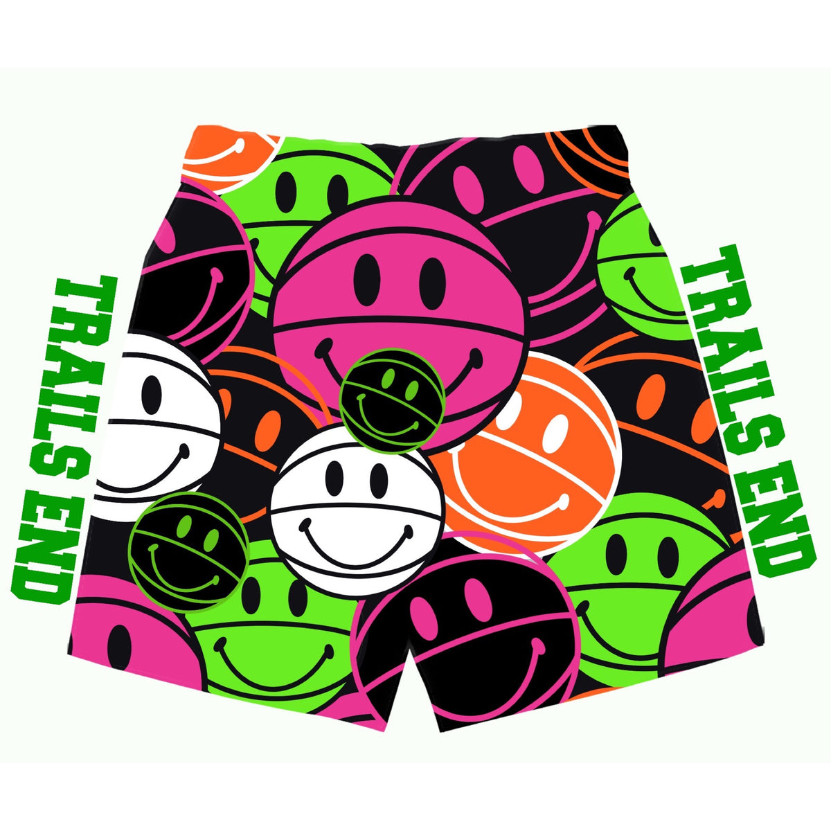 Smiley Shorts - Custom Press