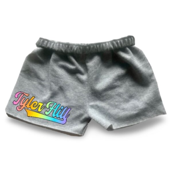 Pastel Rainbow Camp Cut Sweatshorts