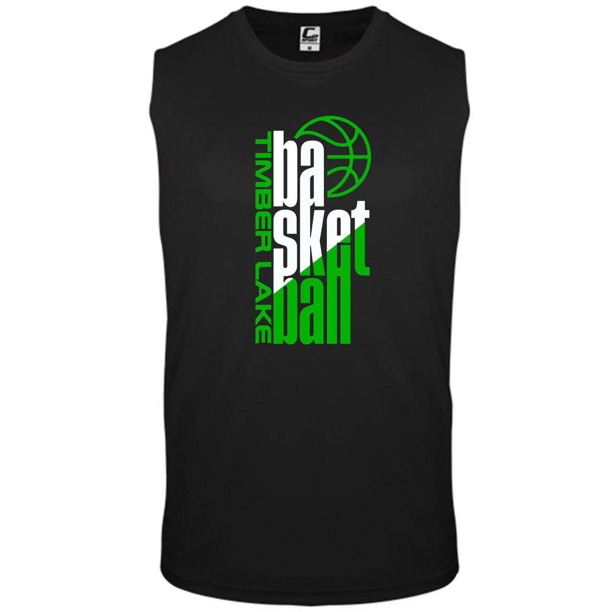 Vertical Basketball Shirt - Custom Press