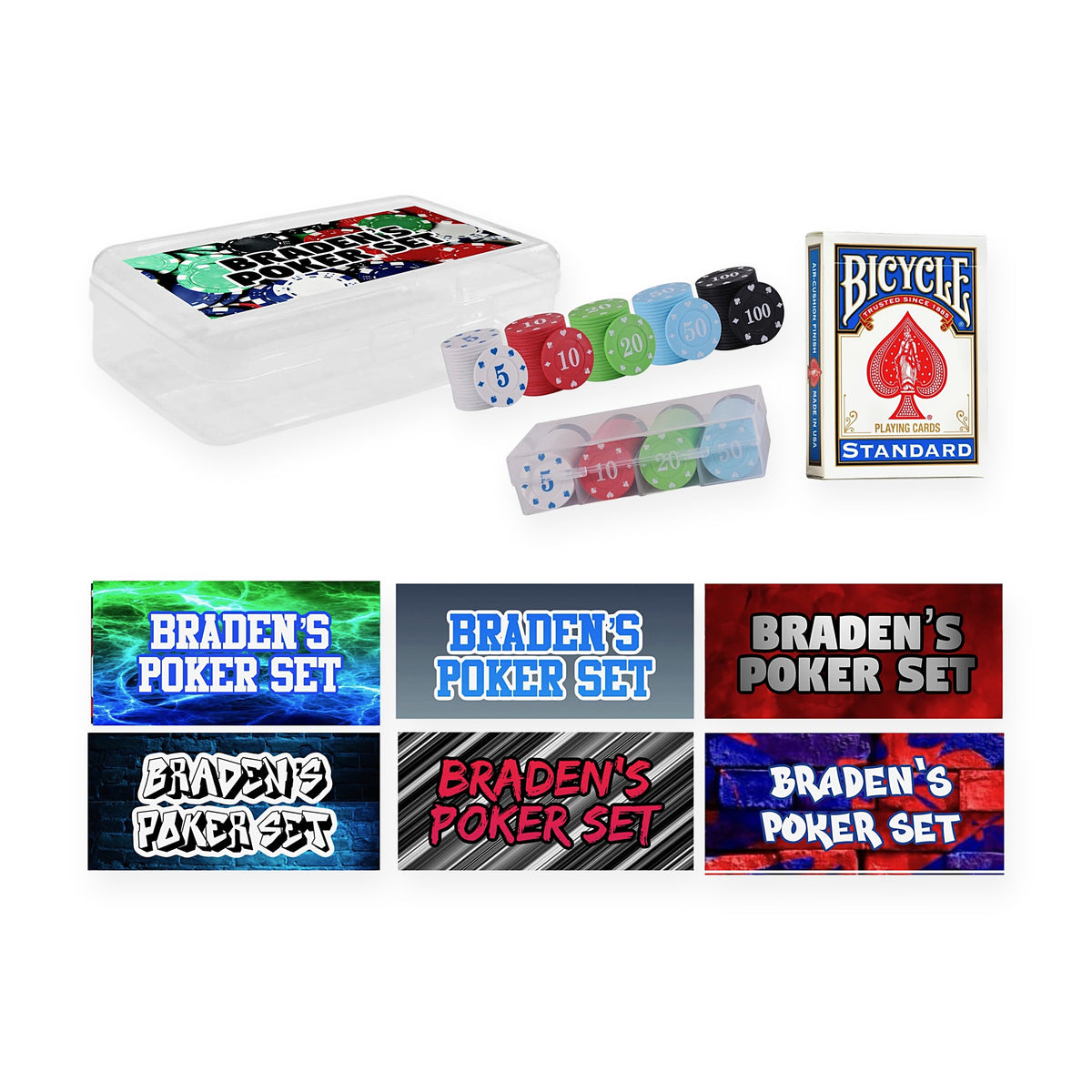 Poker Chip Set - Patterns