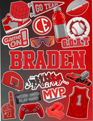 Red/Grey