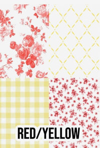 Fancy Floral - Red/Yellow