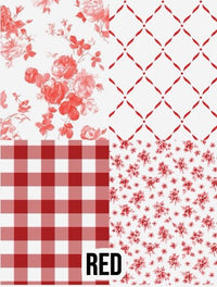 Fancy Floral - Red