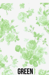 Large Floral - Green