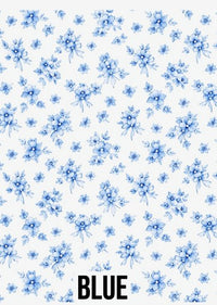 Small Floral - Blue