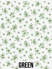 Small Floral - Green