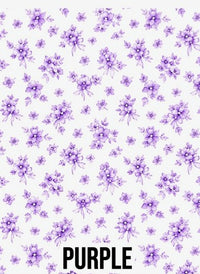 Small Floral - Purple