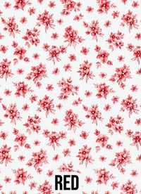 Small Floral - Red