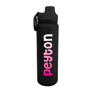 1-FEATURE Pink Ombre Water bottle PEYTON