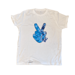 FEATURE Tie Dye Peace Hand Camp Shirt