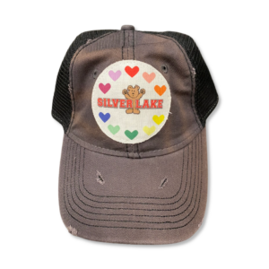 2- Heart Rainbow Circle Logo Hat