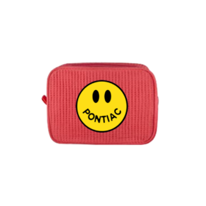 2-Name Smile Personalized Waffle Makeup Bag