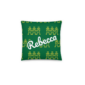 2-Neon Light Camp Pillow Personalized in Script