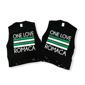 2-One Love Distressed Camp Shirt