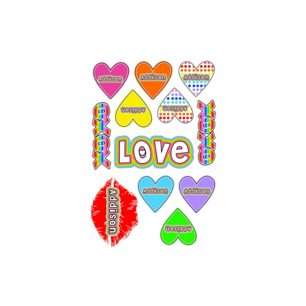 CI-32 Personalized Rainbow Love CI-32 Personalized Rainbow Love