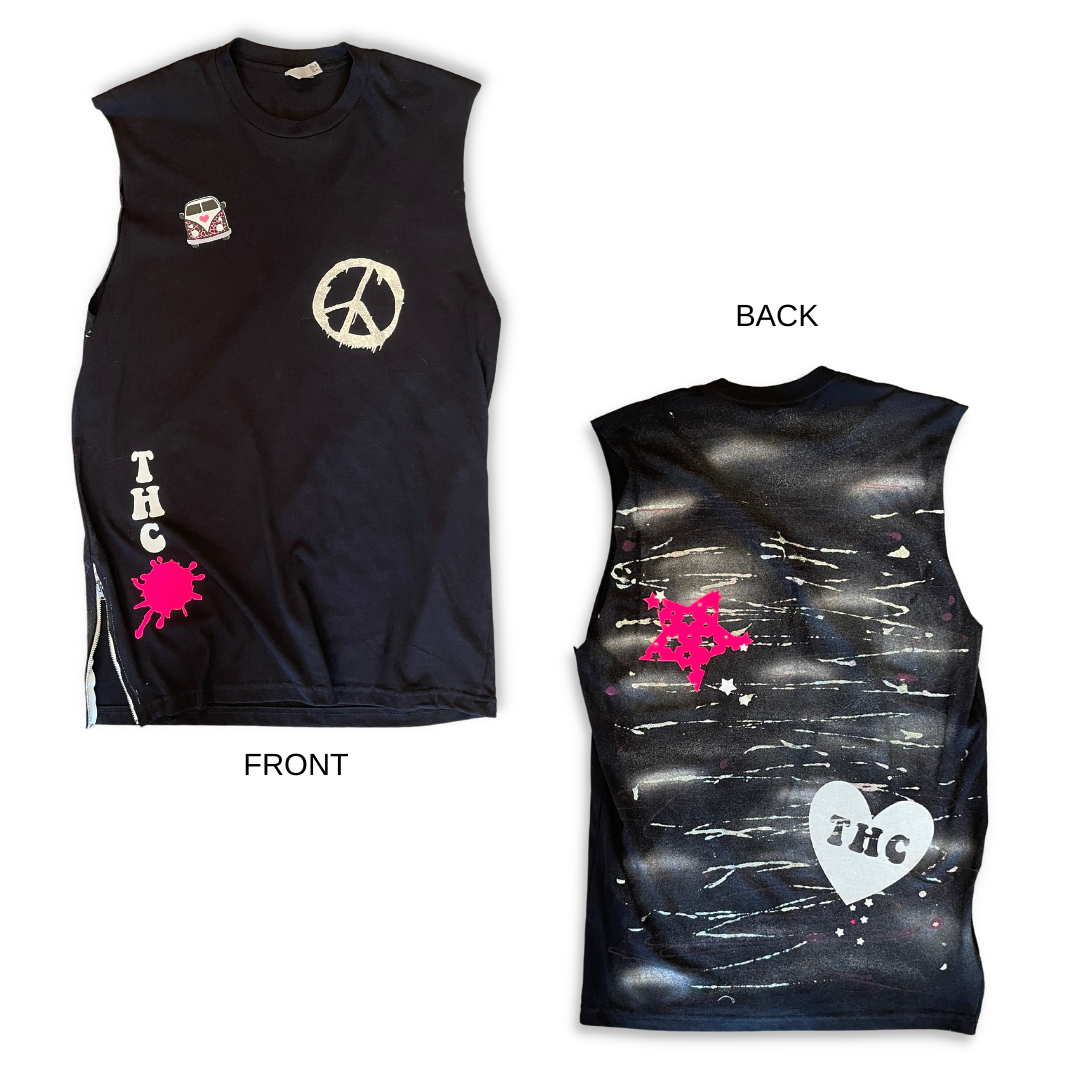 Tyler Hill Peace and Zipper Shirt