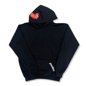 Hoodie Heart - Black Camp Sweatshirt