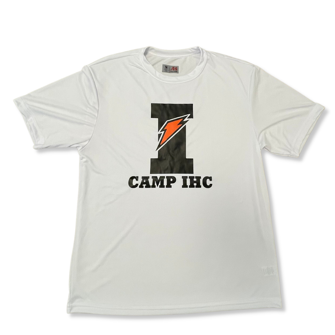 Camp IHC Bolt Initial White Shirt – Adult Medium