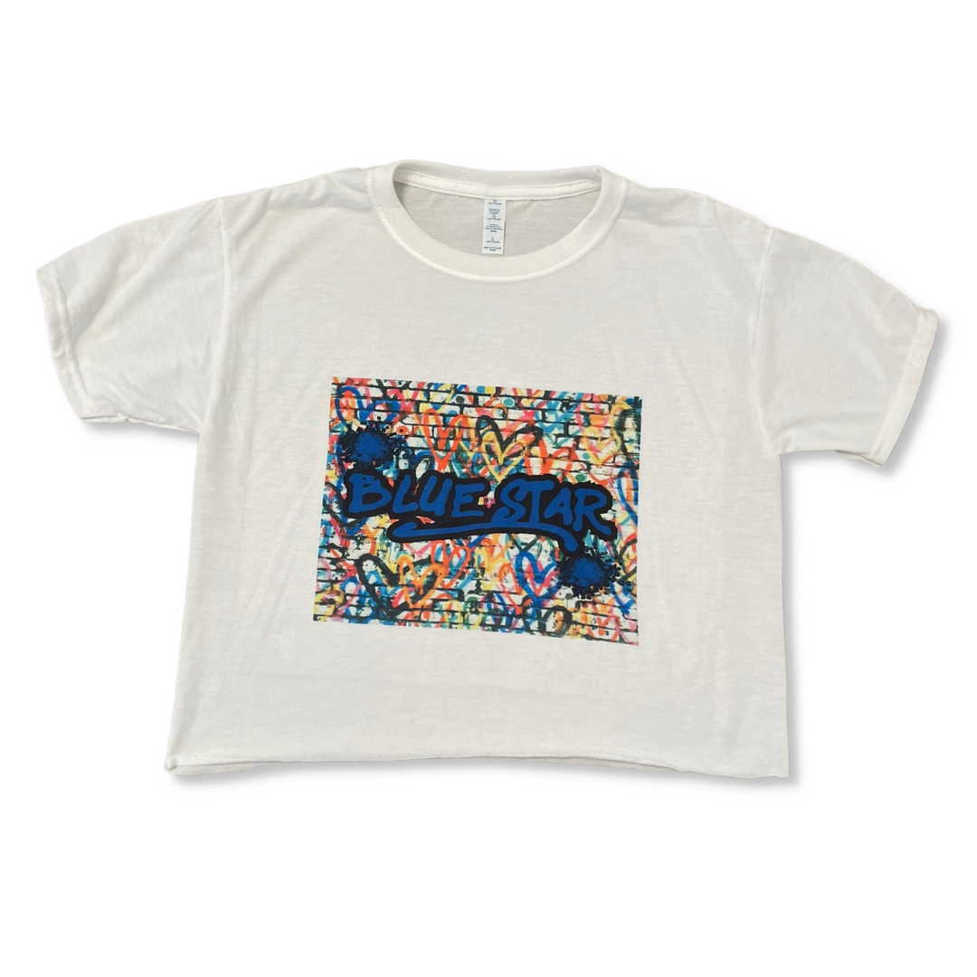 Camp Blue Star Graffiti Style Shirt – Youth Large
