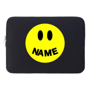 Smiley Personalized Laptop Sleeve