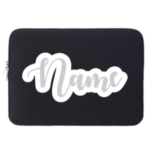 Script Name Personalized Laptop Sleeve