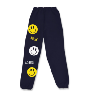College Smiley Puffed Sweatpant