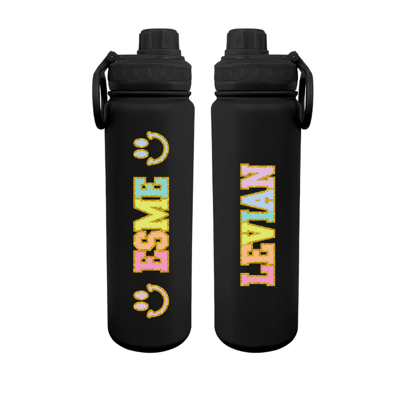 Personalised Smiley Face Waterbottle