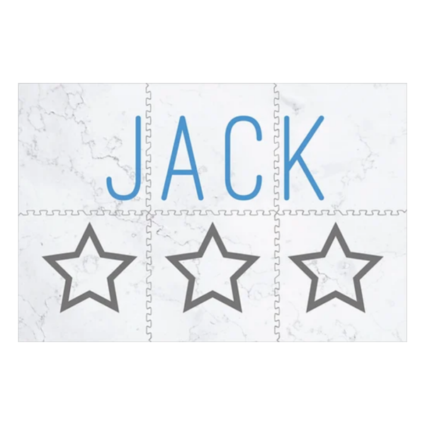 Personalized Play Mat - 3 Stars