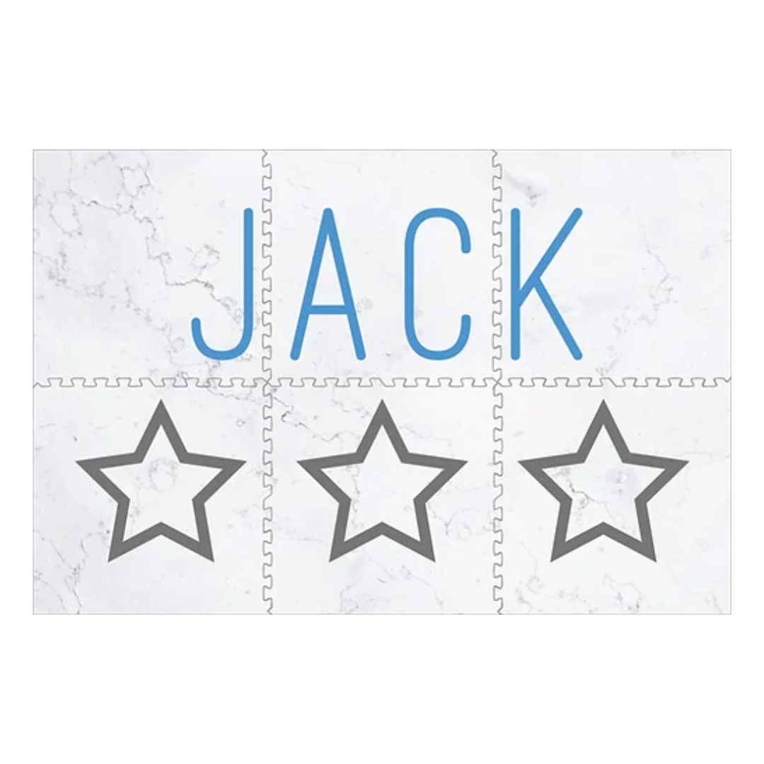 Personalized Play Mat – 3 Stars