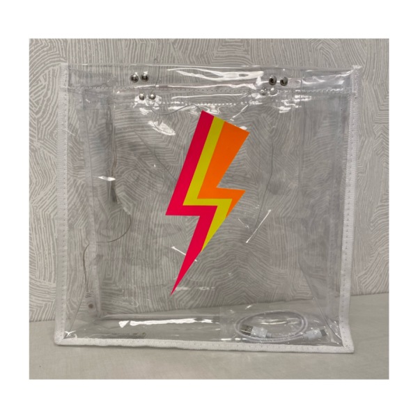 Striped Bolt Led Halloween Bag