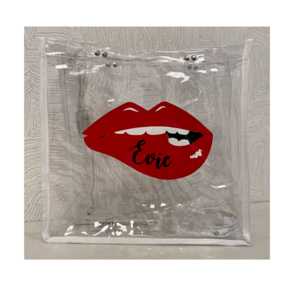 Biting Lip LED Halloween Light Up bag