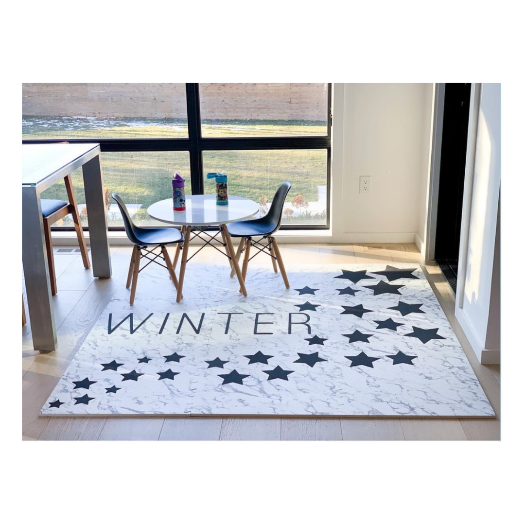 Personalized Playmat – Floating Stars with Marble