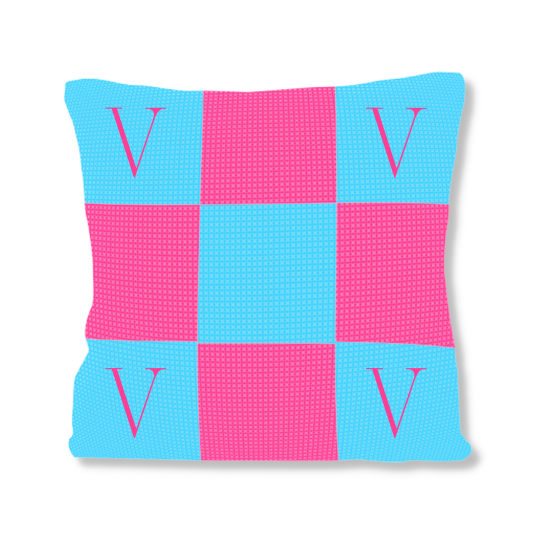 Initials & Blocks Pillow