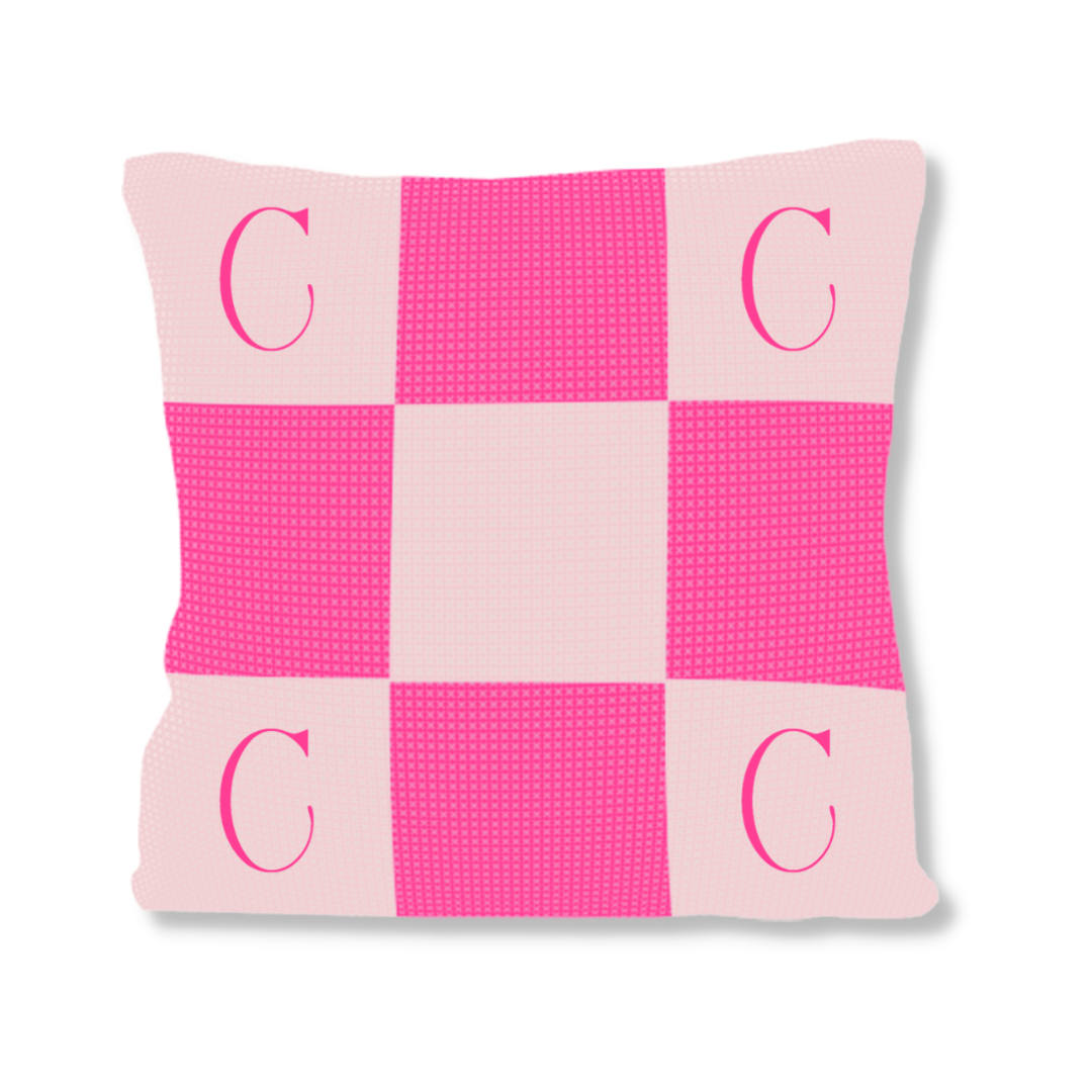 Initials & Blocks Pillow