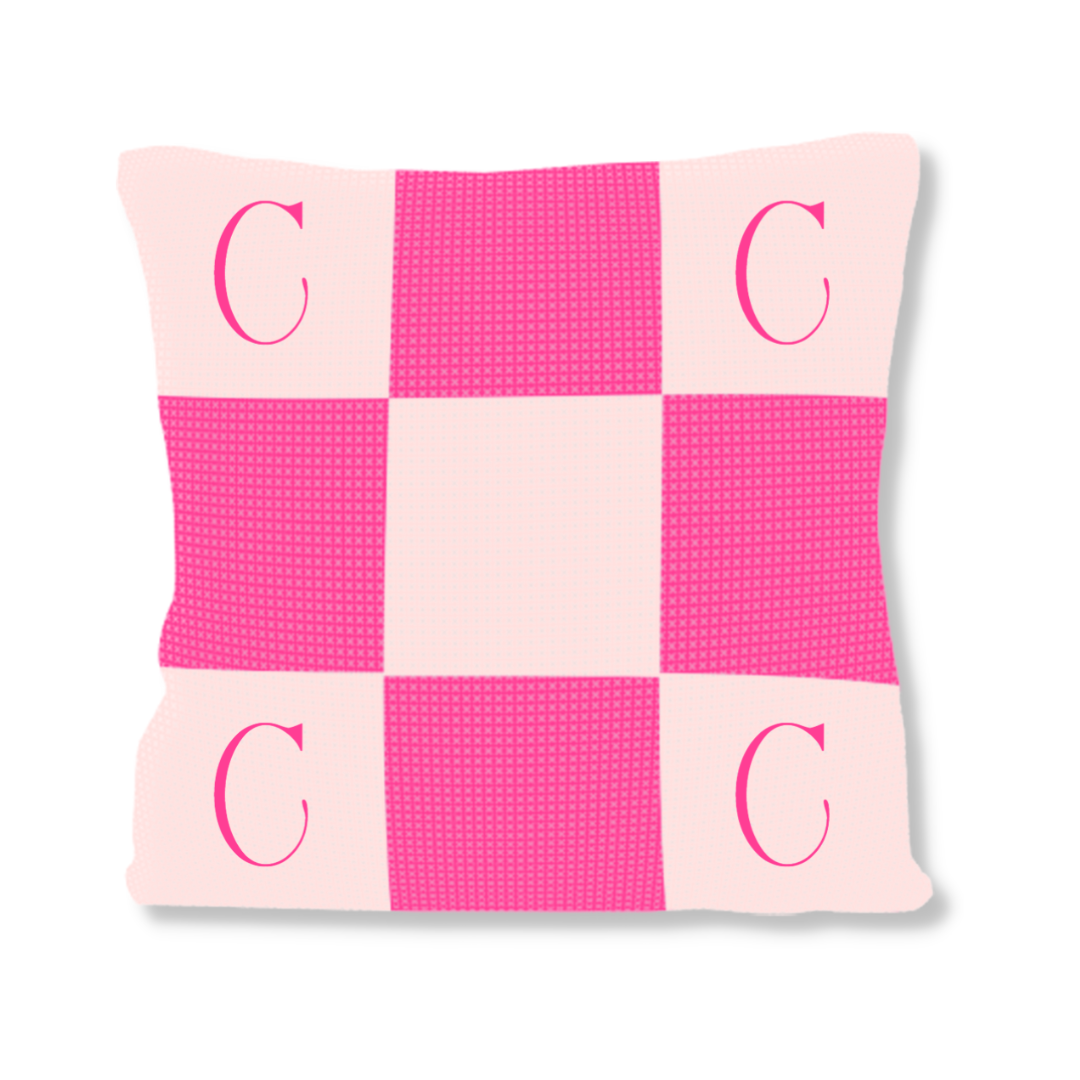 Initials & Blocks Pillow