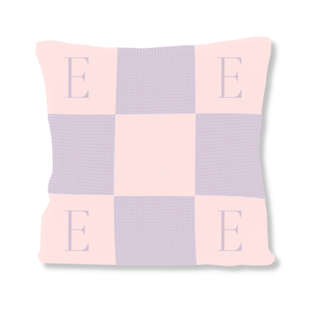 Initials & Blocks Pillow