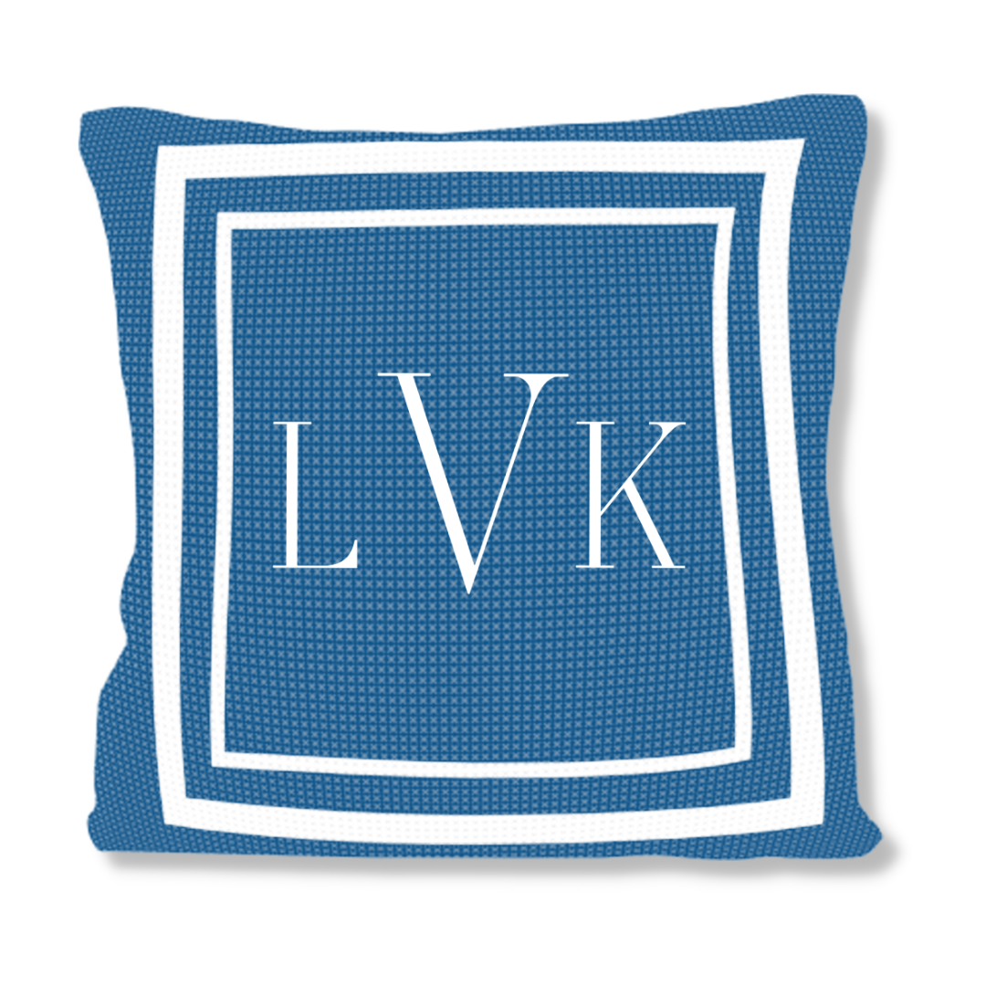 CLASSIC THICK & THIN DOUBLE BORDER PILLOW