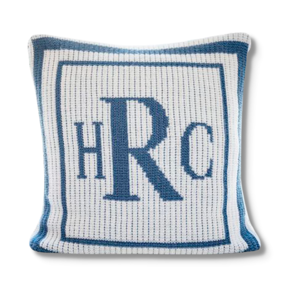 CLASSIC THICK & THIN DOUBLE BORDER PILLOW