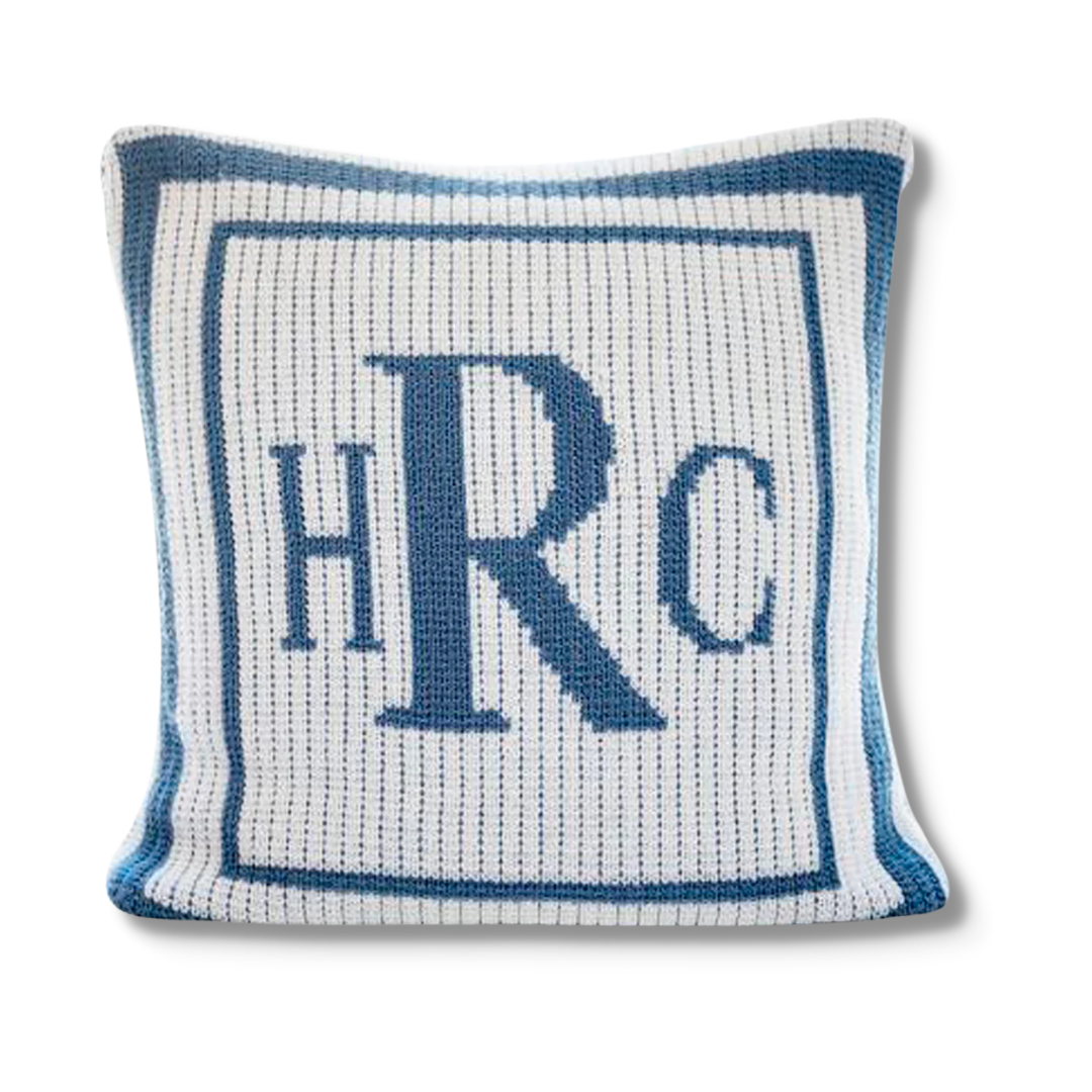 CLASSIC THICK & THIN DOUBLE BORDER PILLOW