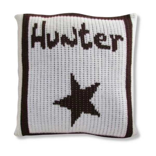 SINGLE STAR & NAME PILLOW