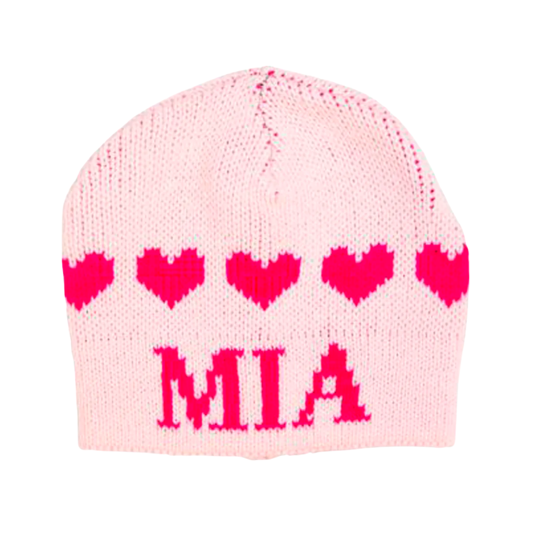 STRING OF HEARTS HAT – REGULAR OR EARFLAP