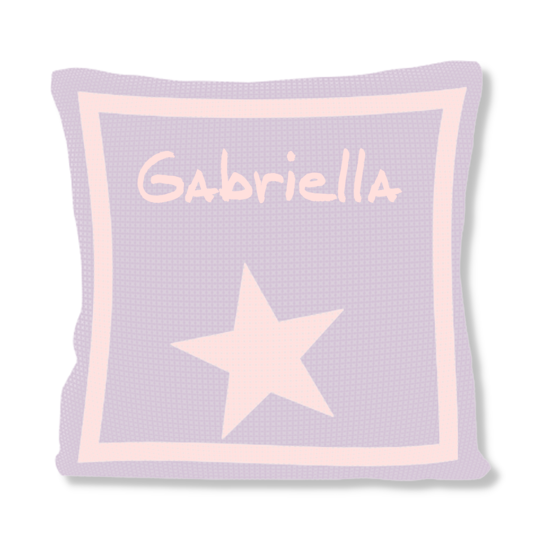 SINGLE STAR & NAME PILLOW