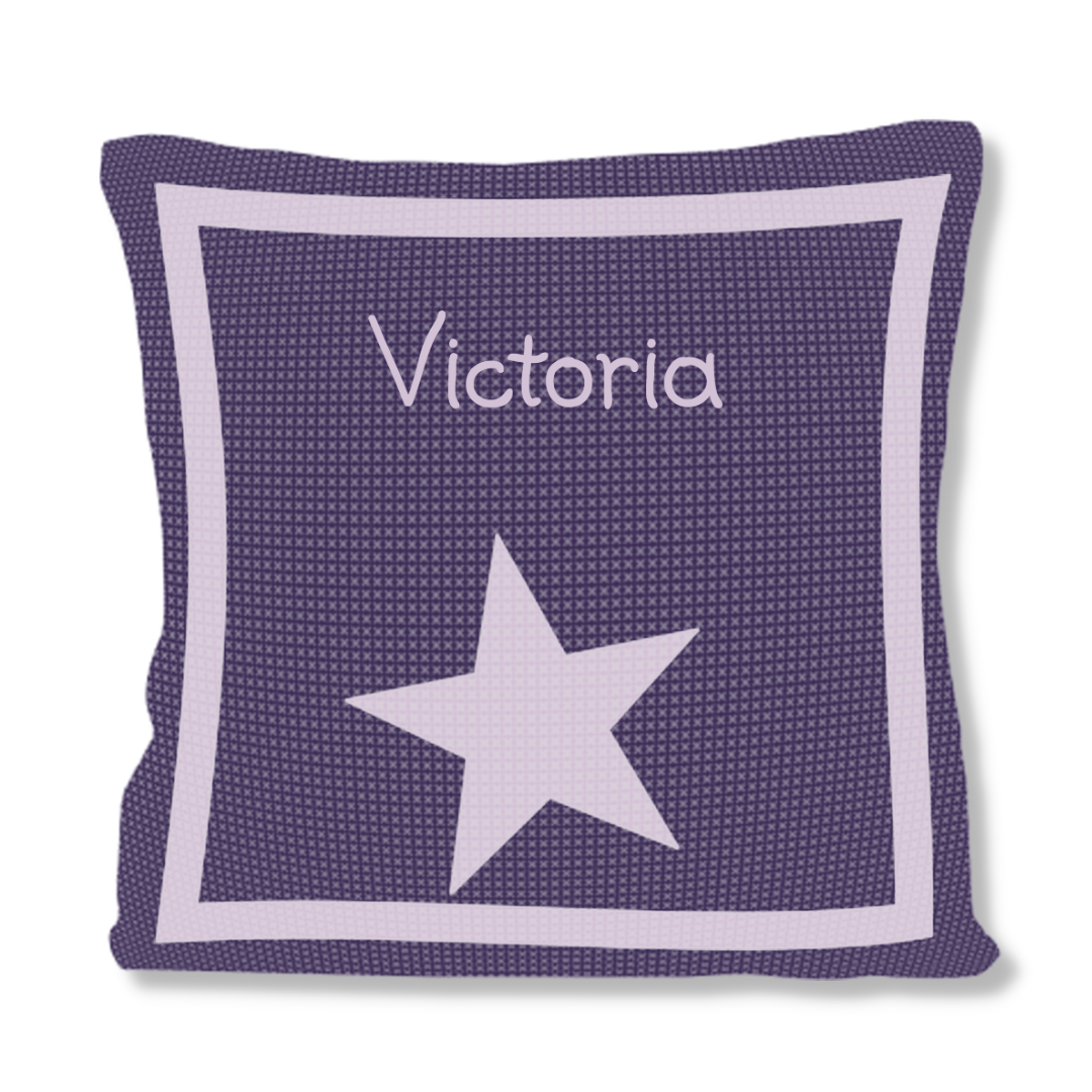 SINGLE STAR & NAME PILLOW