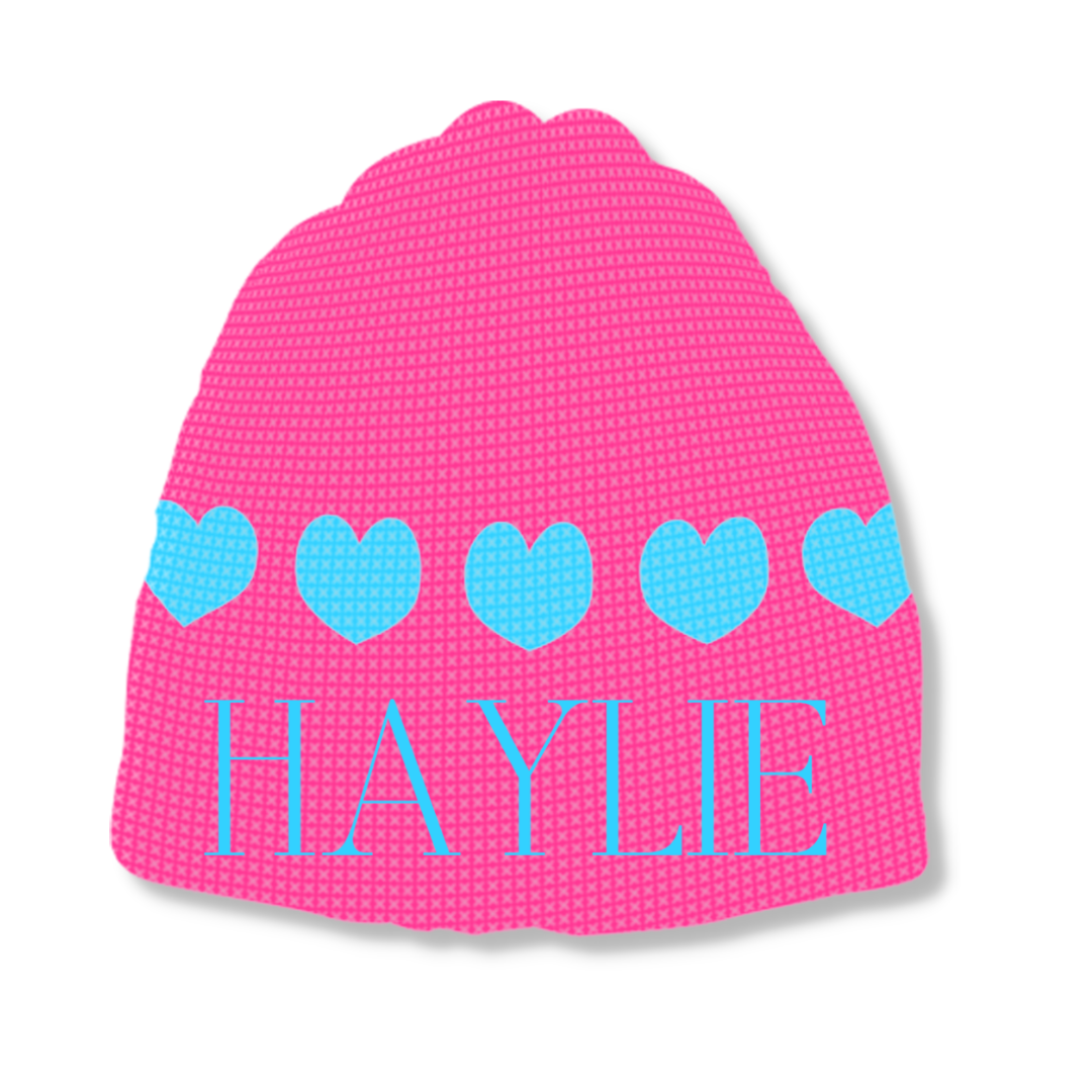 STRING OF HEARTS HAT – REGULAR OR EARFLAP