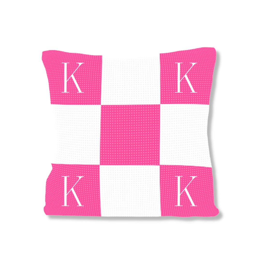 Initials & Blocks Pillow
