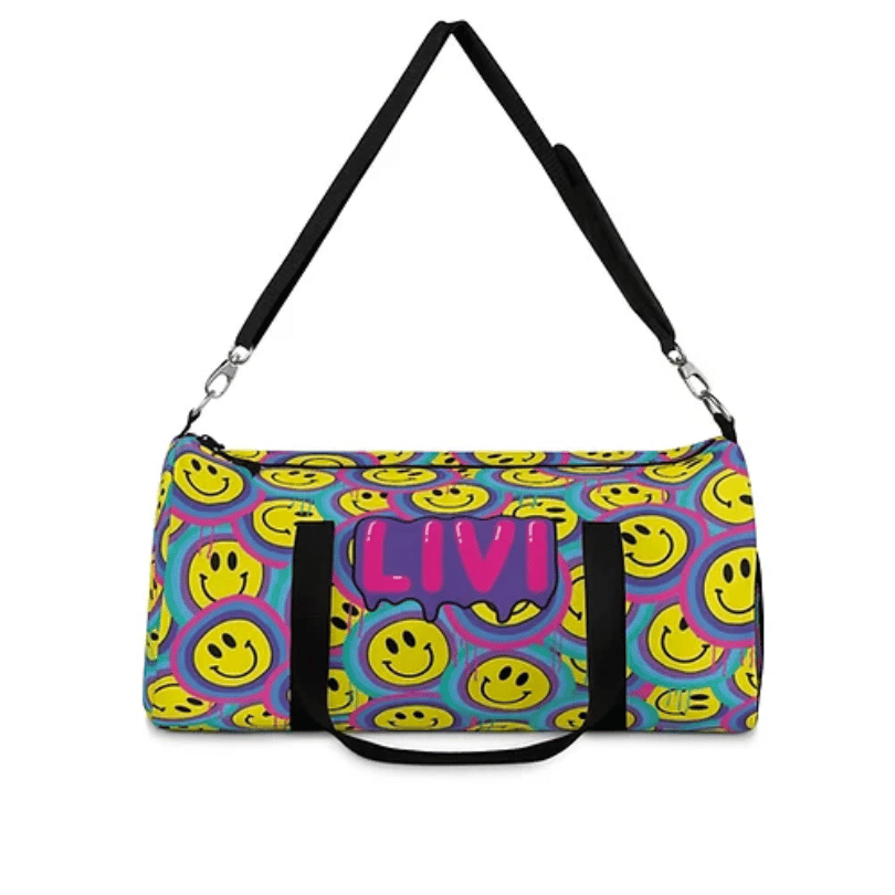 Smiley Drip Duffel Bag - In B Tween - In.B.Tween