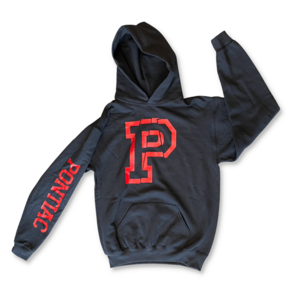 Pontiac Black Hoodie - Youth Medium