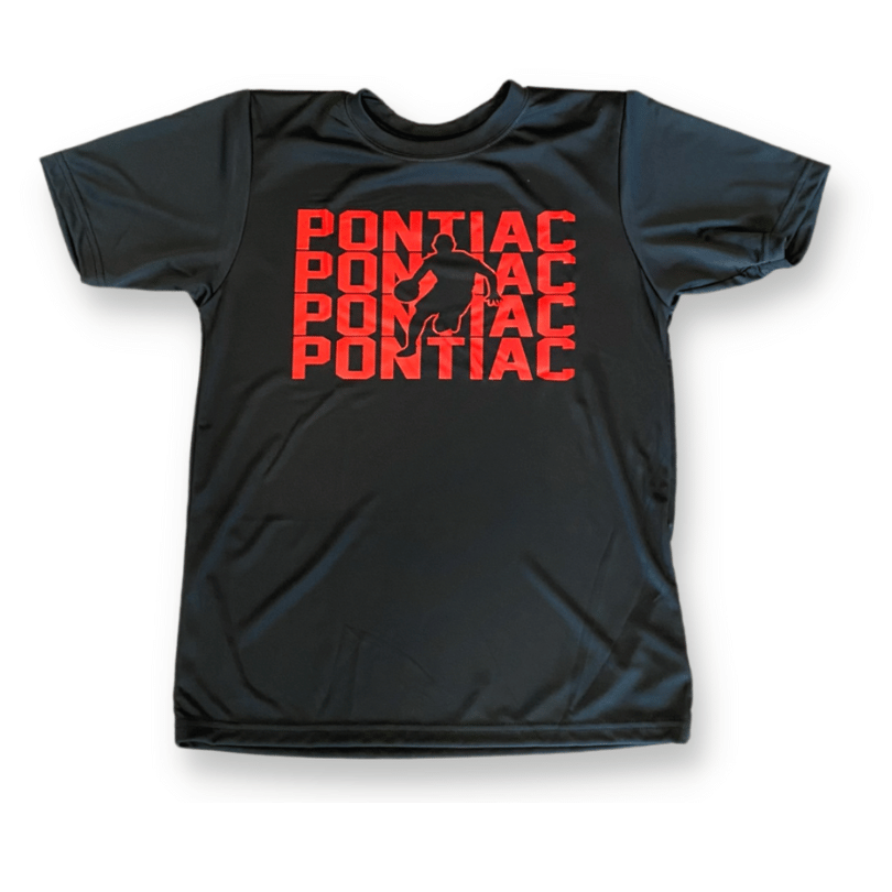 Pontiac Sports Repeat Black T-Shirt – Youth Medium