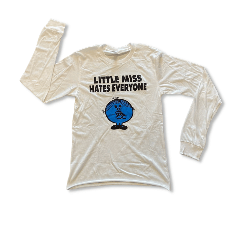 R2S Little Miss Hates Everyone L/S Shirt – Adult XS