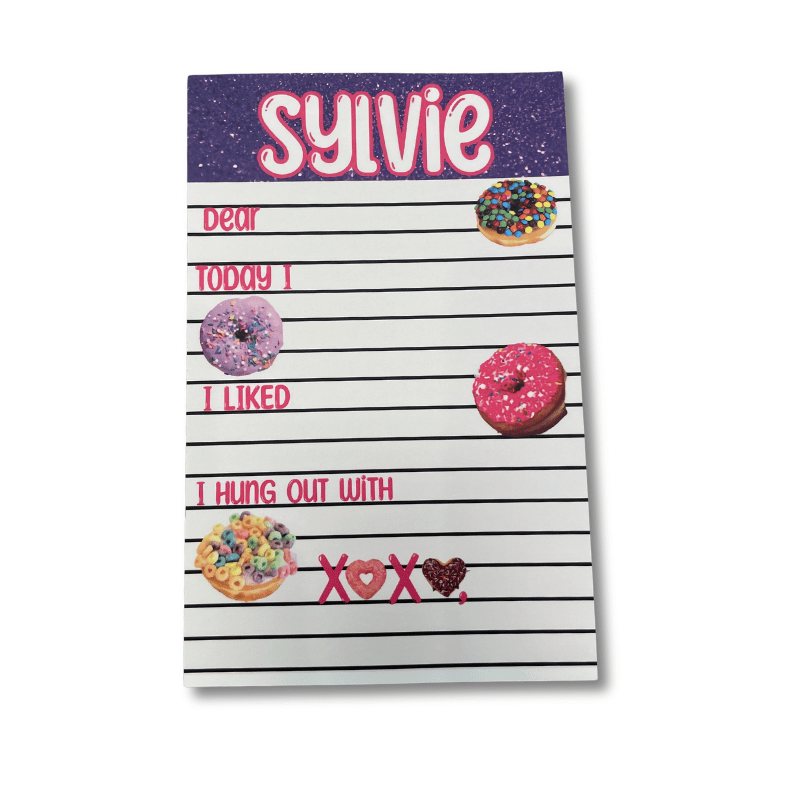 Sylvie Fill In Notepad (Donuts) Ready to Ship